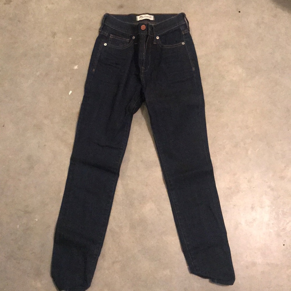 Madewell skinny jeans.